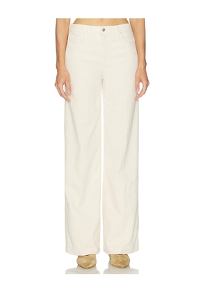 L'AGENCE Scottie High Rise Wide Leg in Ivory. Size 24. Also in 30.