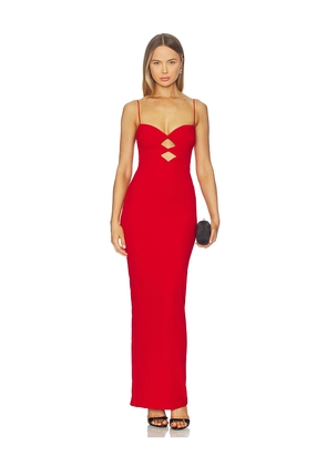 Nookie New Muse Gown in Red. Size L. Also in XS, S, M, XL.