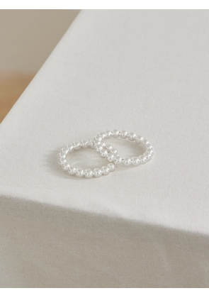 Christofle - Perles Set Of Two Silver-plated Napkin Rings - One size