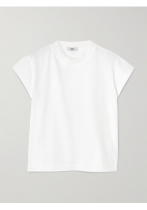 AGOLDE - Bryce Cotton-jersey T-shirt - White - x small,small,medium,large,x large