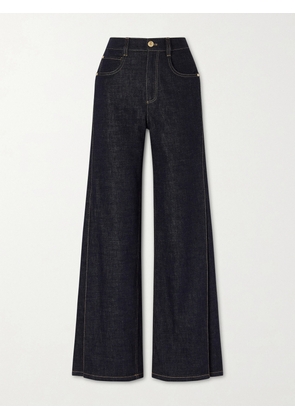 Brunello Cucinelli - High-rise Wide-leg Jeans - Blue - IT36,IT38,IT40,IT42,IT44,IT46,IT48,IT50