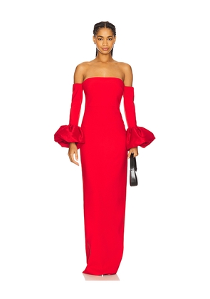 LIKELY Kiva Gown in Red. Size 0. Also in 4, 6.