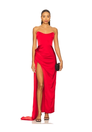 Katie May Bita Gown in Red. Size L. Also in XS, S, M.