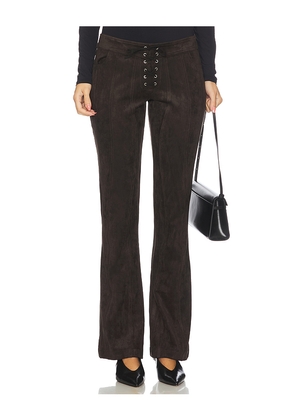 OW Collection Zelda Pants in Brown. Size L. Also in M, S, XS.