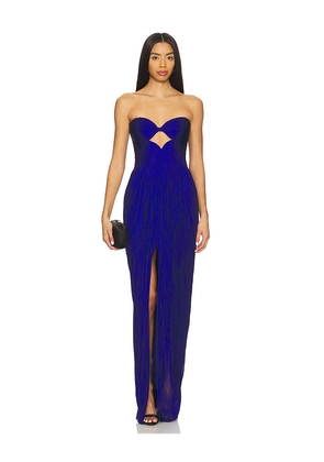 Maria Lucia Hohan Stephanie Dress in Royal. Size 36/4. Also in 38/6, 40/8.