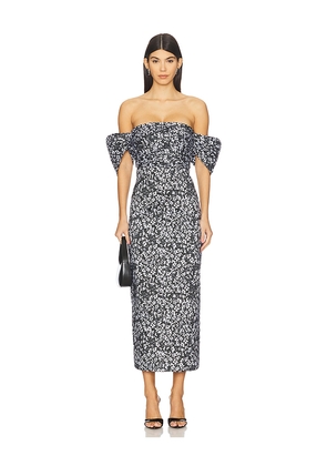 KIKA VARGAS Adele Dress in Blue. Size 0. Also in 2, 4, 6, 8, 10.