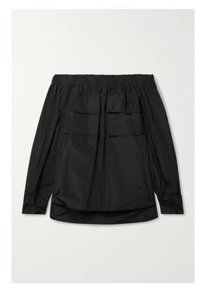 Max Mara - Losanna Off-the-shoulder Taffeta Blouse - Black - UK 2,UK 4,UK 6,UK 8,UK 10,UK 12,UK 14,UK 16,UK 18