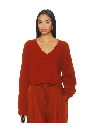 Lapointe Cashmere Sweater in Red, brown. Size S. Also in XS.