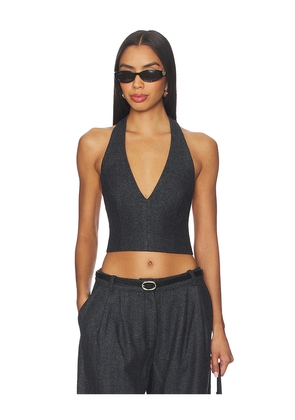 Nakedvice The Boston Top in Grey. Size L. Also in M, XL.