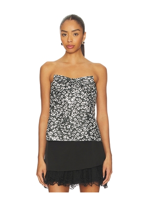KIKA VARGAS Gillian Top in Black. Size 0. Also in 2, 4, 6, 8, 10.