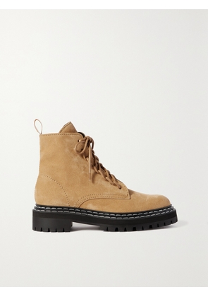 Proenza Schouler - Suede Ankle Boots - Neutrals - IT35,IT35.5,IT36,IT36.5,IT37,IT37.5,IT38,IT38.5,IT39,IT39.5,IT40,IT40.5,IT41,IT41.5,IT42