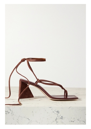 The Attico - Mona Suede Sandals - Brown - IT35,IT35.5,IT36,IT36.5,IT37,IT37.5,IT38,IT38.5,IT39,IT39.5,IT40,IT40.5,IT41