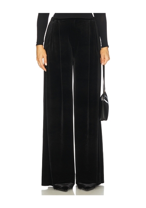Norma Kamali Mens Pleat Pant in Black. Size L. Also in XXS, XS, S, M.