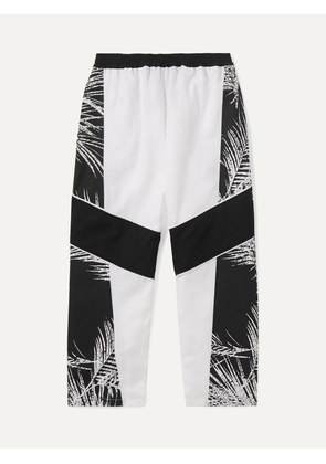 PARADISED KIDS - Jaffer Printed Cotton-canvas Track Pants - White - 6-8yr,2-4yr,4-6yr