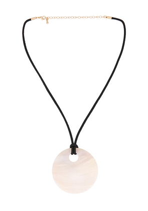 Lovers and Friends Rae Necklace in White.