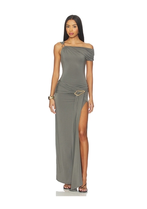 NBD Monique Gown in Grey. Size L. Also in XS, XXS, S, M, XL.