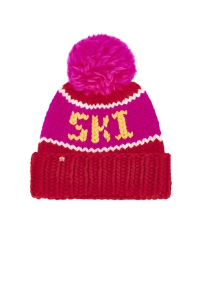 Lele Sadoughi The Ski Beanie in Red.