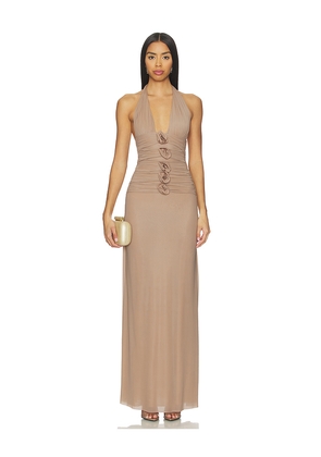 Maygel Coronel Villadiego Dress in Mauve.