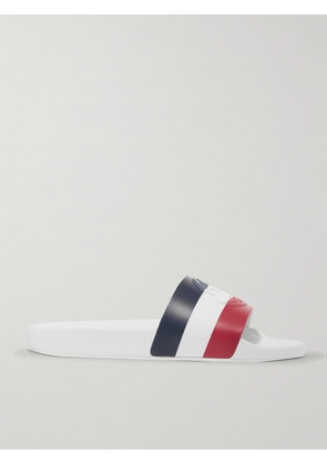 Moncler - Striped Rubber Slides - White - IT35,IT36,IT37,IT38,IT39,IT40,IT41