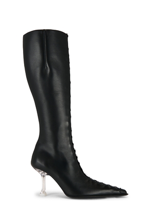 Miista Aline Tall Boot in Black. Size 37. Also in 38.