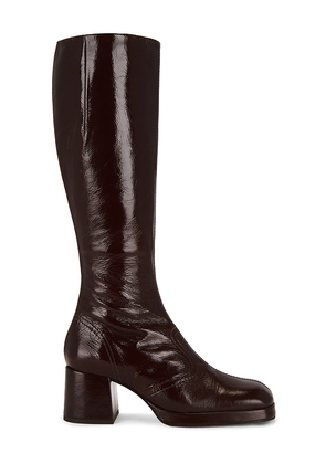 Miista Donna Tall Boot in Brown. Size 37. Also in 40, 41.
