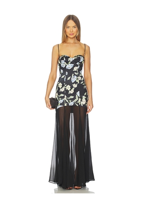 Katie May Meryl Gown in Black. Size L. Also in XS, S, M, XL.