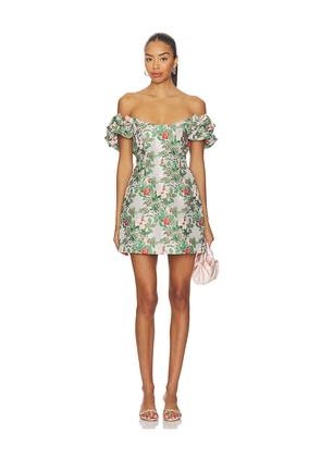 Katie May Antheia Dress in Green. Size L. Also in XS, S, XL.