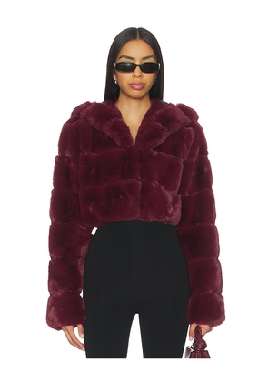 NBD Kira Jacket in Burgundy. Size L. Also in M, S, XL, XS, XXS.