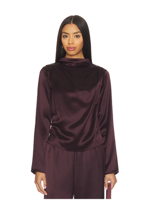 Line & Dot x REVOLVE Petrea Long Sleeve Top in Purple. Size L. Also in S, XS, M.