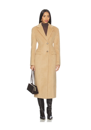 Line & Dot Mellow Coat in Tan. Size M. Also in S, XS.