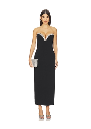 MAJORELLE Emiliana Gown in Black. Size M. Also in XXS, XS, S.