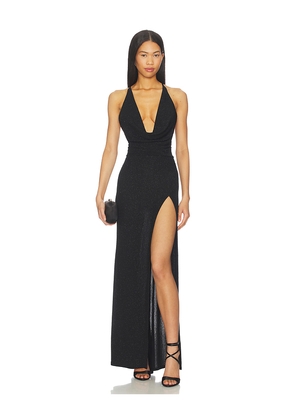 NBD Tracy Gown in Black. Size L. Also in XXS, XS, S, M, XL.