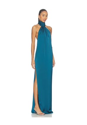 Katie May x REVOLVE Sidrit Gown in Blue. Size L. Also in S, XS, M.