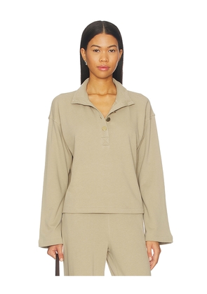 Nation Los Angeles Franz Sweatshirt in Tan. Size L. Also in XS, S, M, XL/1X.