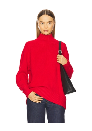 MADISON THE LABEL Thala Knit Sweater in Red. Size M. Also in S, XS.