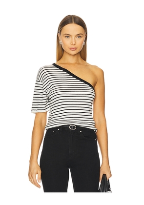 Lisa Yang Mirana Stripes Top in Black,White. Size 0. Also in 1, 2.