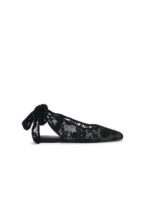 Magda Butrym Lace Ballet Flat in Black. Size 36. Also in 37, 38, 39, 41.