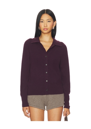 Lisa Yang Suzette Cardigan in Burgundy. Size 0. Also in 1, 2.