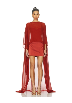 Lovers and Friends Carina Mini Dress in Rust. Size M. Also in S, XL, XS.