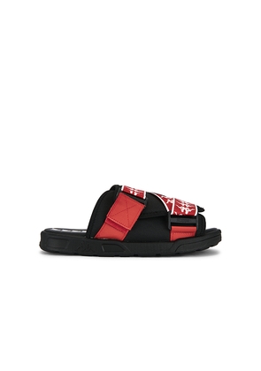 Kappa 222 Banda Mitel Slides in Black. Size 7. Also in 8, 9.