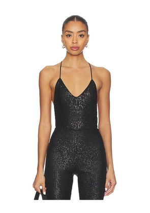 Norma Kamali Low Back Fara Slip Mio in Black. Size L. Also in XS, M, XL.