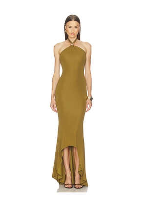 Michael Costello x REVOLVE Ceara Maxi Dress in Green. Size L. Also in XXS, XS, S, M, XL.