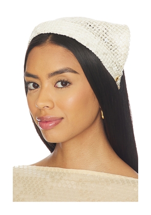 Lele Sadoughi Headband in White.