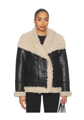 LAMARQUE Demi Jacket in Black. Size L. Also in XS, S, M.