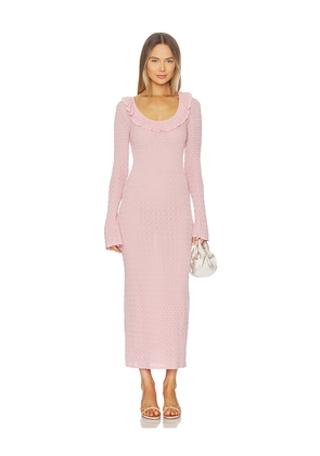 LoveShackFancy Tawnie Dress in Pink. Size S. Also in XS.