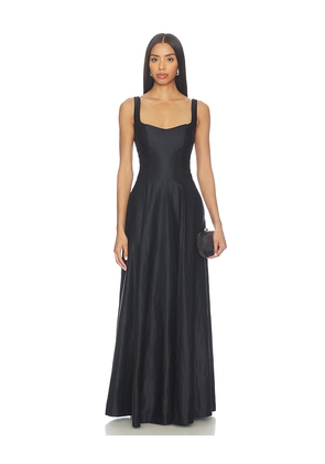 Lovers and Friends Esmeralda Gown in Black. Size L. Also in XXS, XS, S, M, XL.