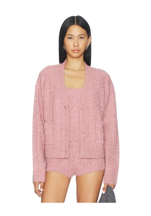 Lovers and Friends Juliee Cardigan in Mauve. Size L. Also in XS, S, M.