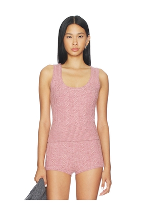 Lovers and Friends Juliee Tank in Mauve. Size L. Also in M, S, XL, XS.