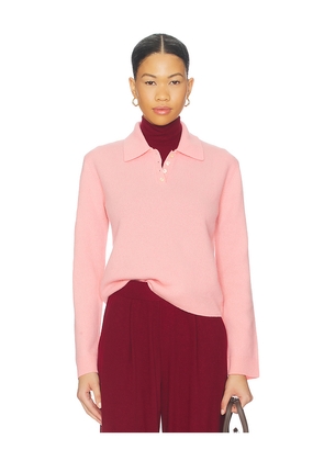 LESET Jesse Polo in Rose. Size L. Also in M, S, XS.