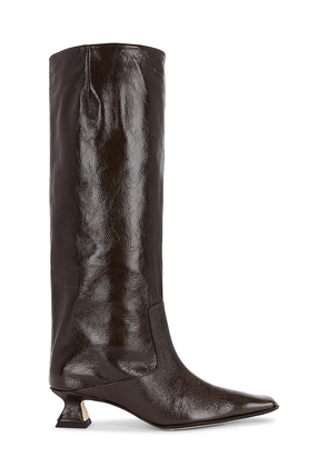 Miista Effie Tall Boot in Green. Size 36. Also in 37, 38, 39, 40, 41.